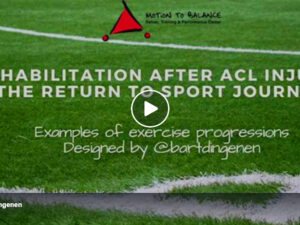 Rehabilitation After ACL Injury: The Return to Sport Journey