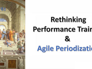 Rethinking Performance Training & Agile Periodization – Part 1