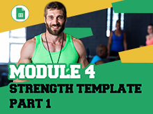 Google Sheets for Sports Science Course – Module 4: Strength Template
