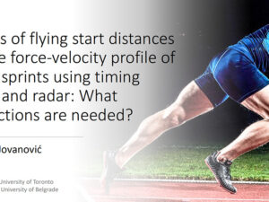 Effects of Flying Start Distances on the FVP
