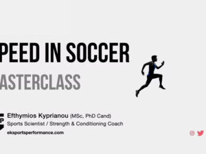 Speed in Soccer Masterclass
