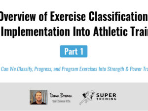 Overview of Exercise Classification and Implementation into Athletic Training – Part 1